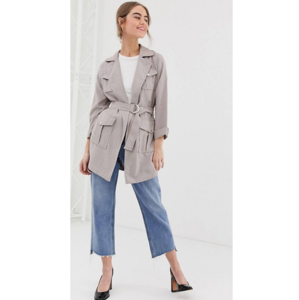 *1 Left!* NWT ASOS | Safari Jacket Sz 2 - Picture 3 of 7